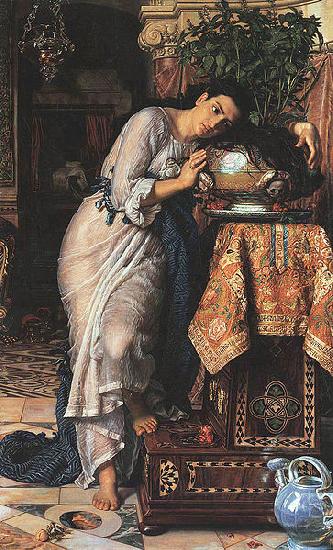 William Holman Hunt Isabella and the Pot of Basil oil painting image